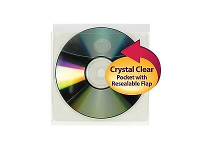 Crystal Clear Pocket with Resealable Flap