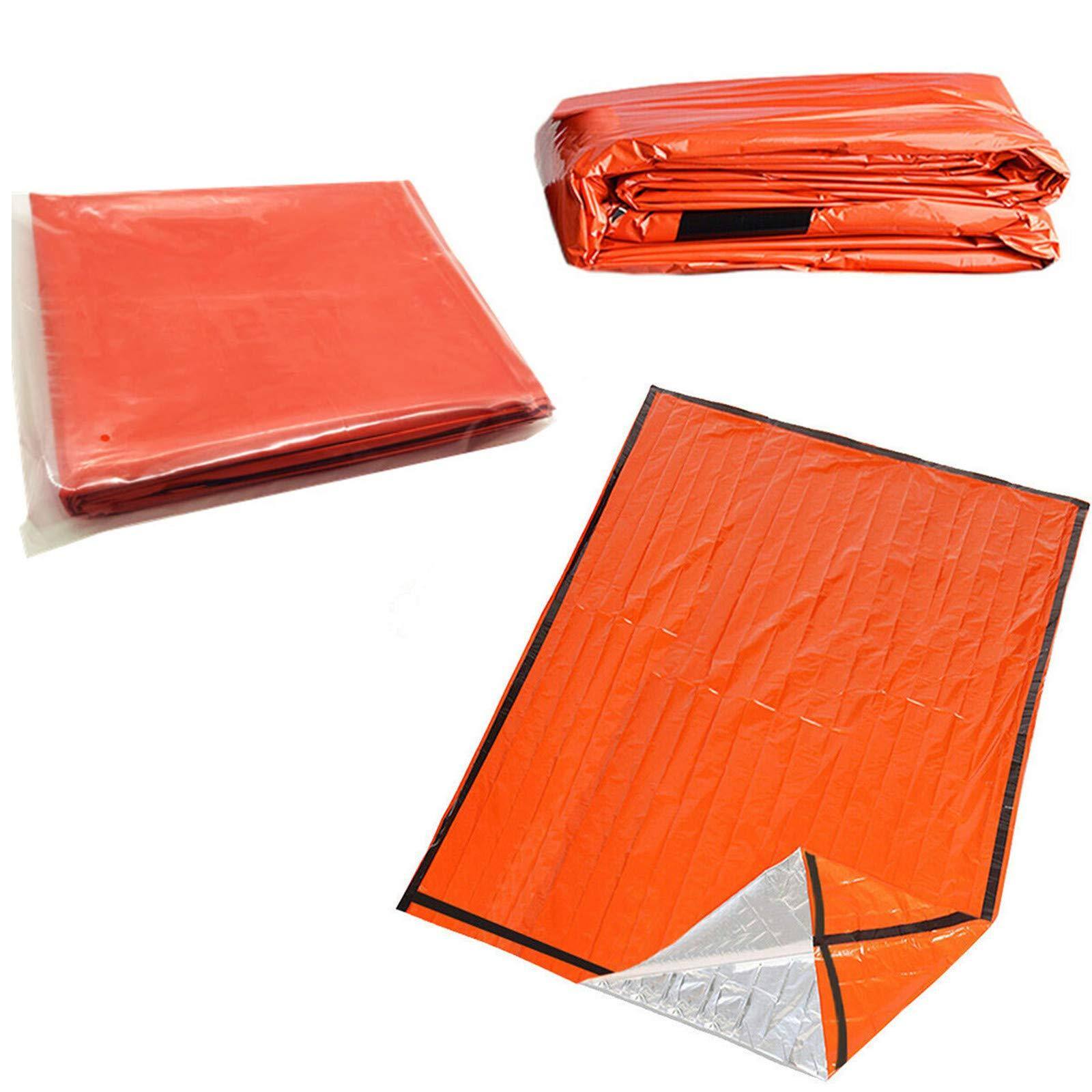 Alt View 4. Dapper Styles - 2-person Emergency Sleeping Bag Ultra Lightweight Waterproof Thermal Bivy Sack Cover Shelter Kit For Hiking... - Olive Green.