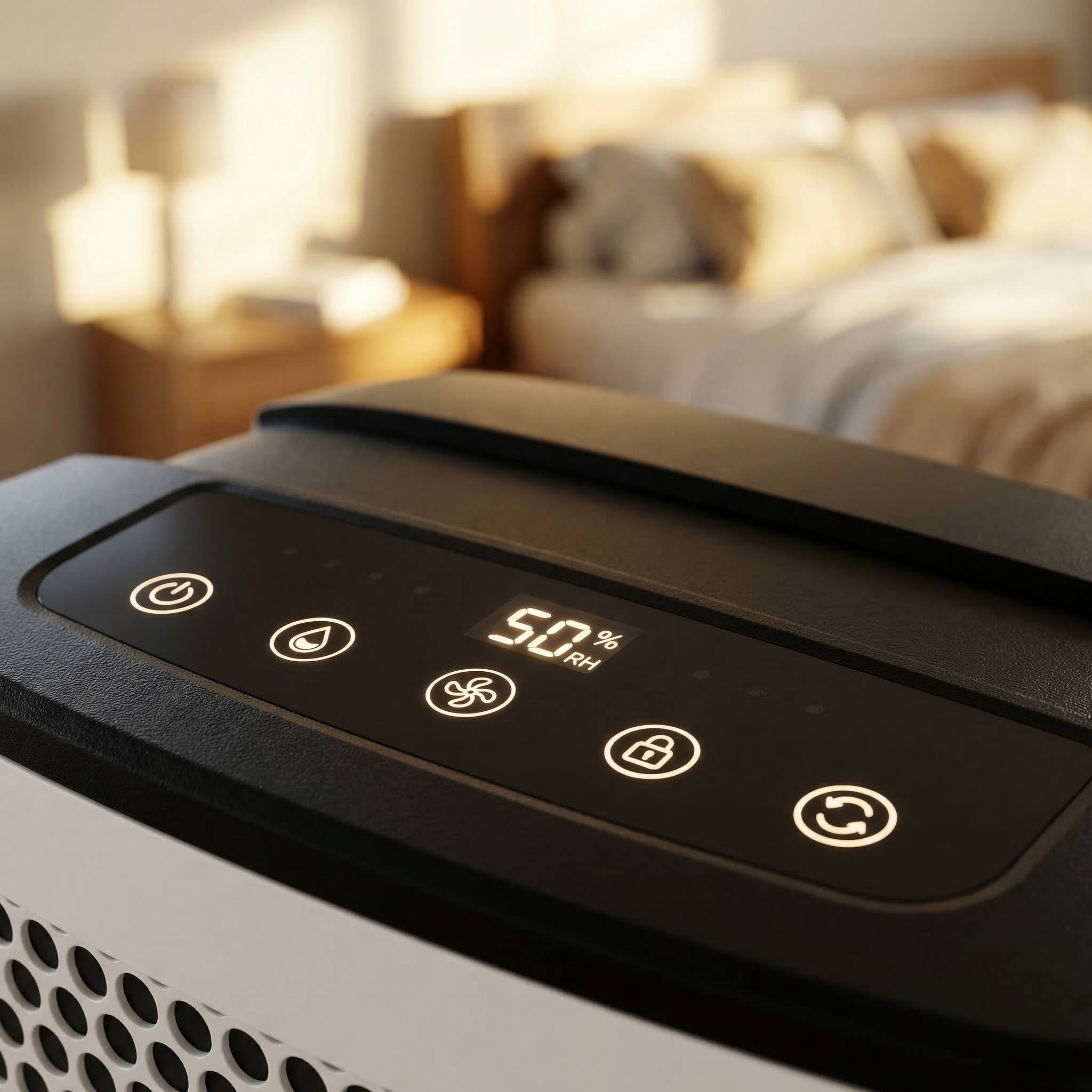 Alt View 5. Airplus - 2000 Sq. Ft 38 Pints Portable Dehumidifier with Anionic Air Release Auto Defrost.