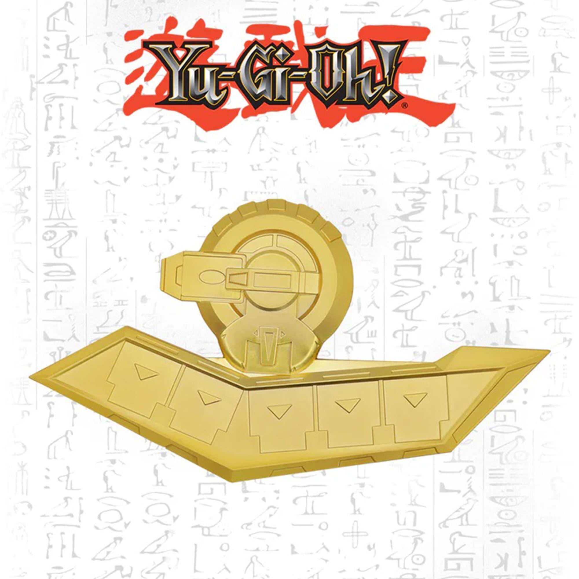 Alt View 6. Fanattik - Yu-Gi-Oh! Duel Disk Limited Edition 24K Gold-Plated Mini Replica - Gold.