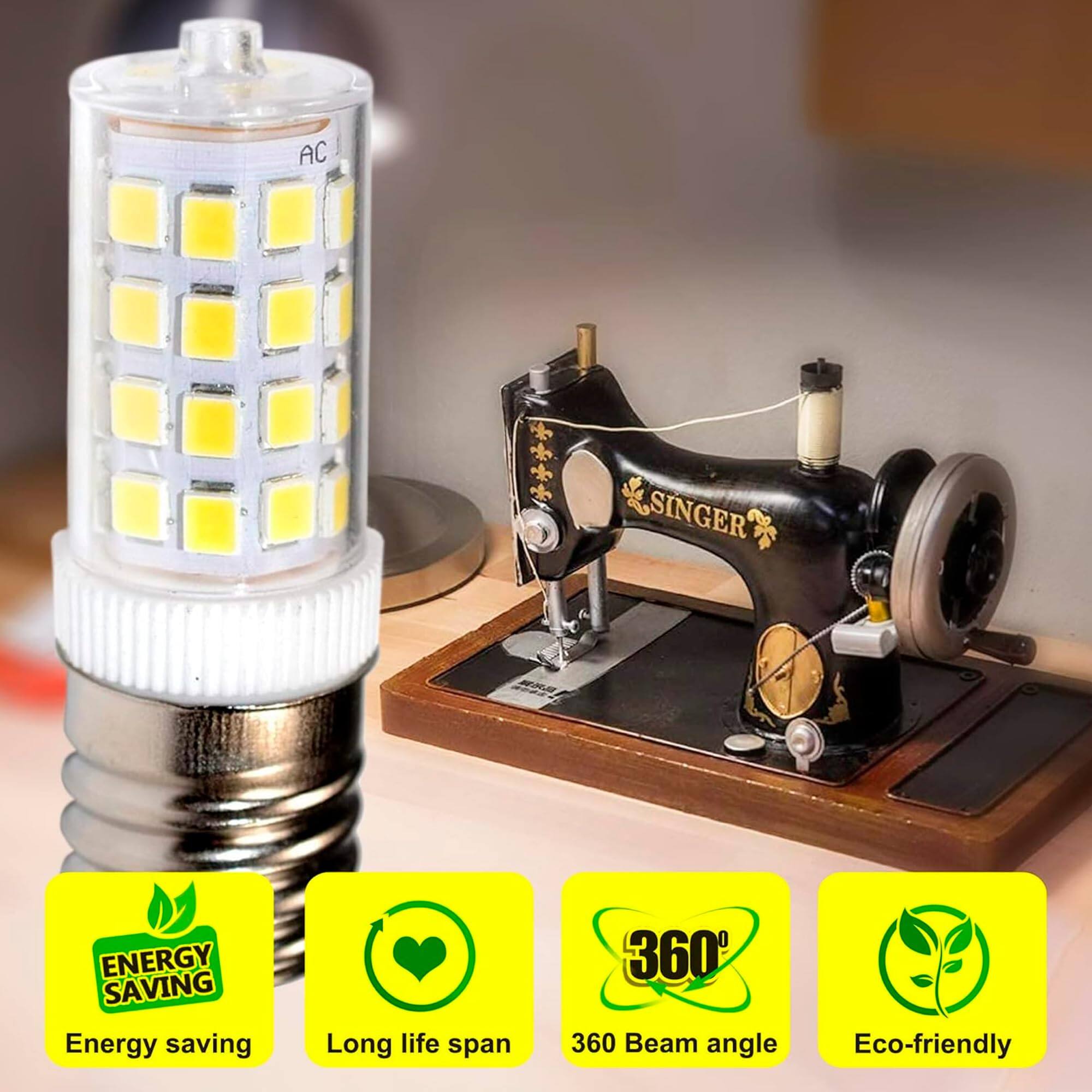 AC SINGER ENERGY SAVING  
- Energy saving  
- Long life span  
- 360 Beam angle  
- Eco-friendly