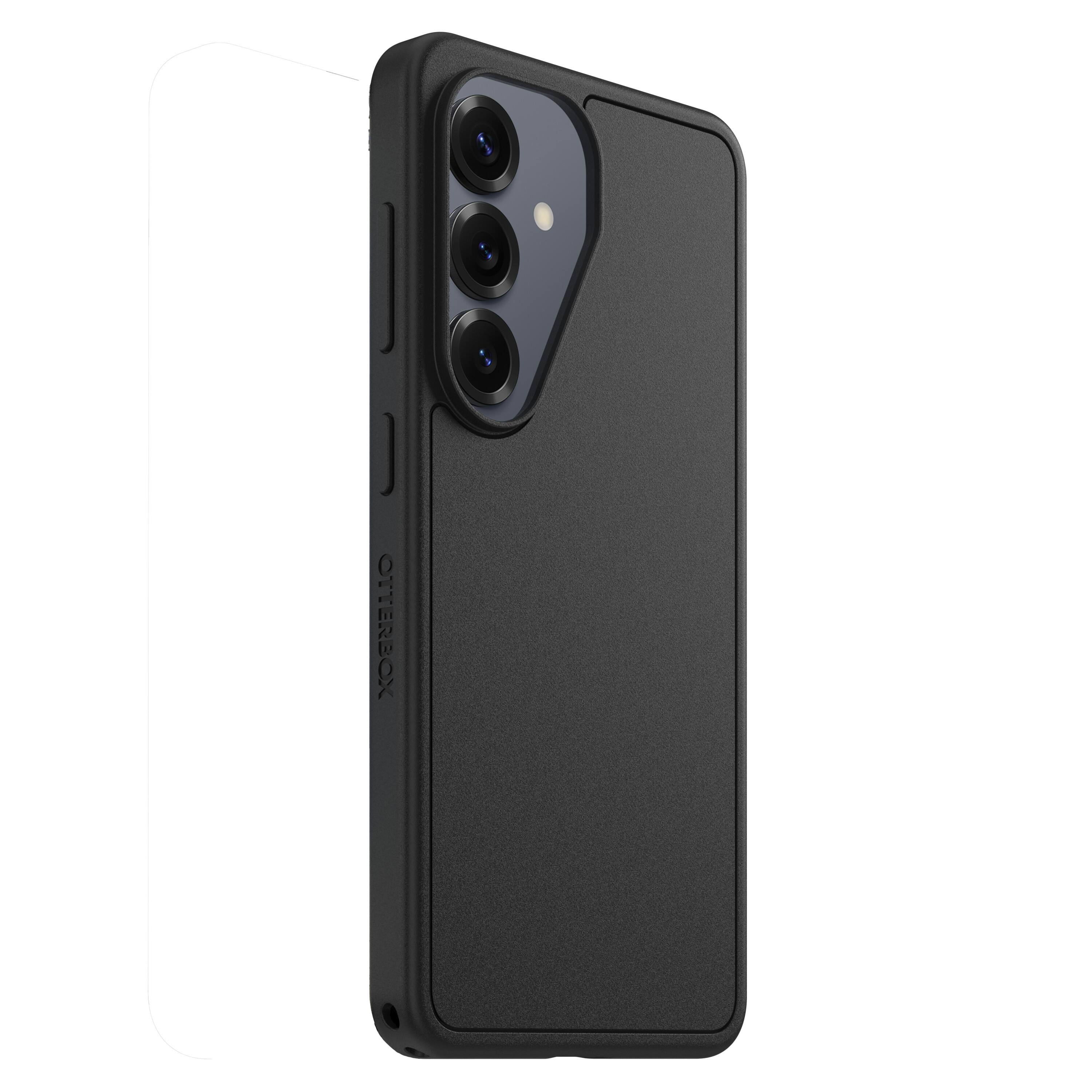 Left. OtterBox - Symmetry Series Hard Shell for Samsung Galaxy S26 - Black.