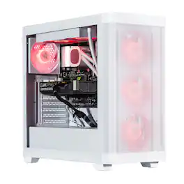 Velztorm - Pilum Z2 Gaming Desktop PC (AMD Ryzen 7 5700X, GeForce RTX 5060, 32GB DDR4 RAM, 1TB PCIe SSD, Windows 11 Home) - White