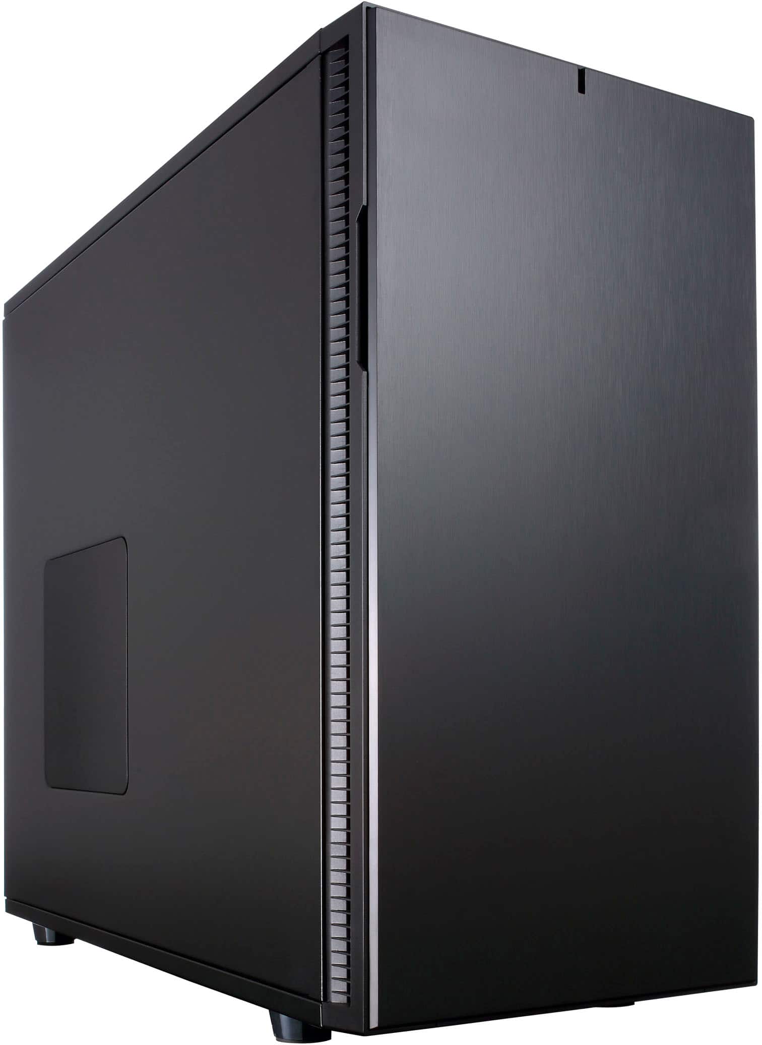 Fractal Design - Define R5 Black Silent ATX Mid-Tower PC Case - Black - Front_Zoom