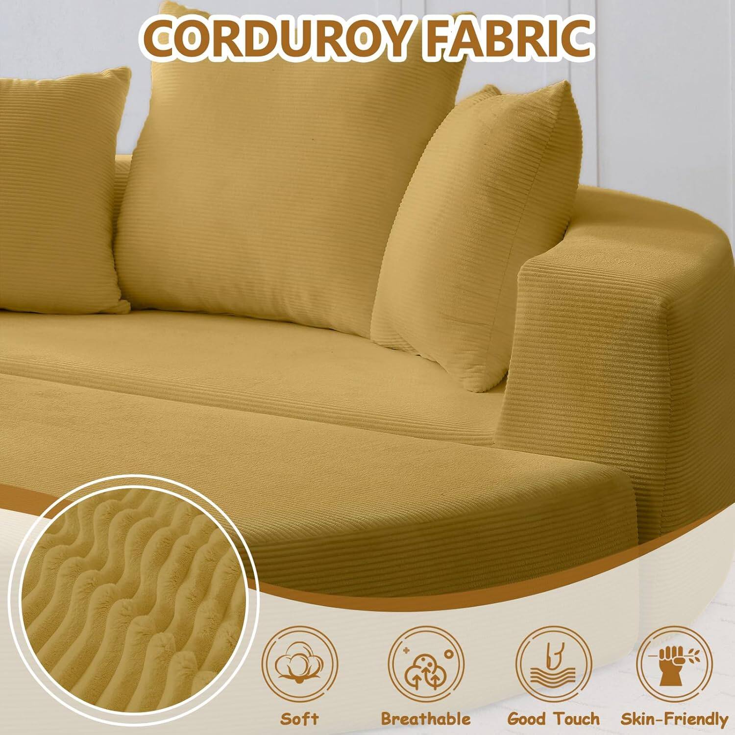 CORDUROY FABRIC

- Soft
- Breathable
- Good Touch
- Skin-Friendly