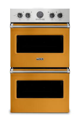 30" Viking Professional 5 Series Built-In Double Electric Convection Wall Oven - Daffodil