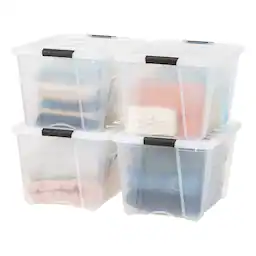 Clear 54 Qt 4 Pack