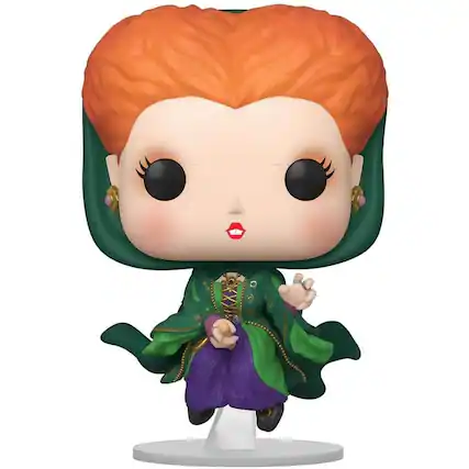 Front. Disney - Hocus Pocus Funko POP Disney Vinyl Figure | Winifred Flying - Green.