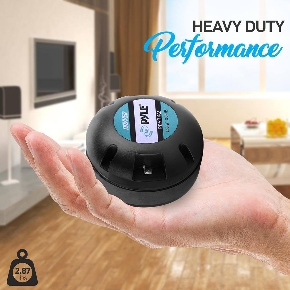 HEAVY DUTY Performance  
PYLE PDS342  
8 OHMS  
400 W  
2.87 lbs