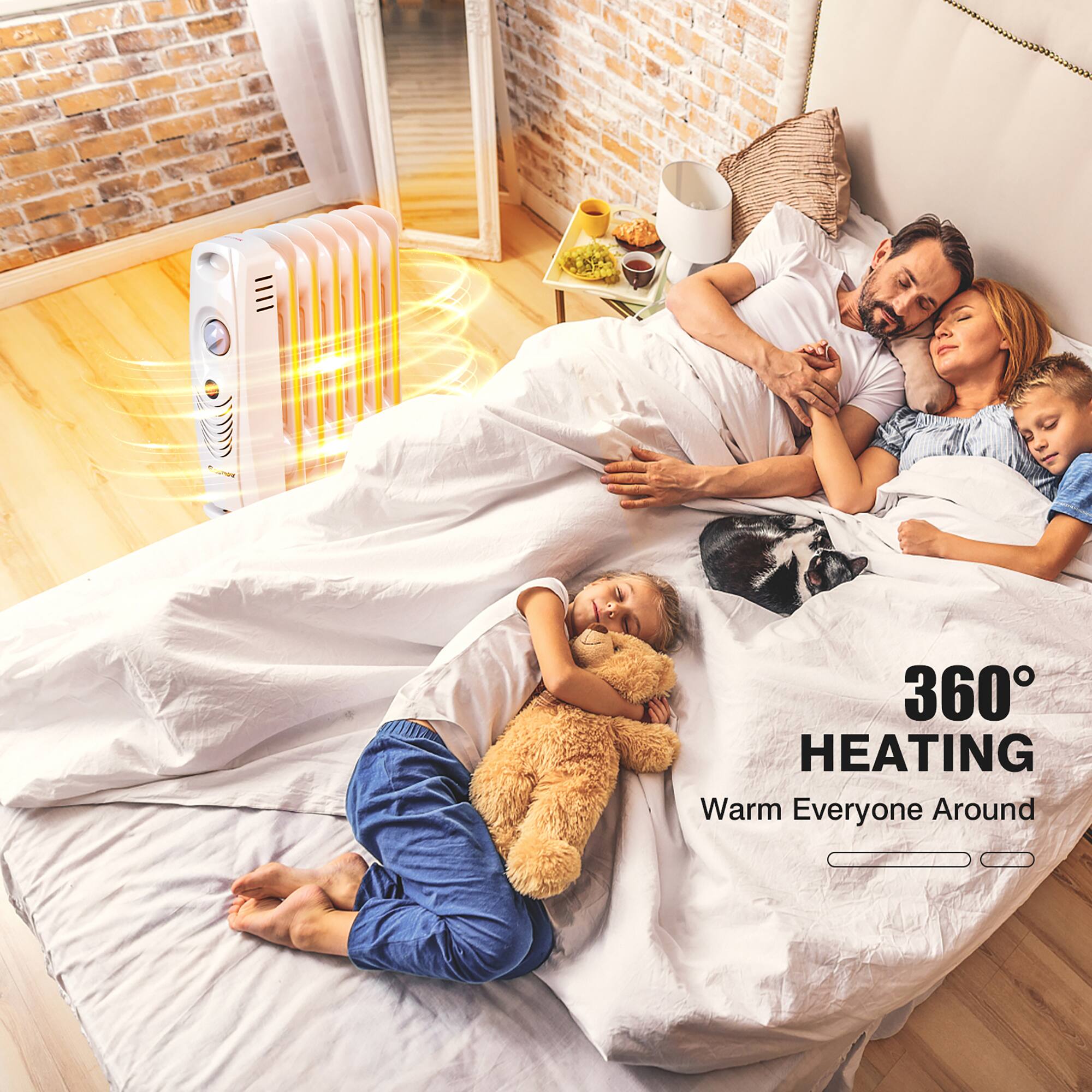 360° HEATING  
Warm Everyone Around