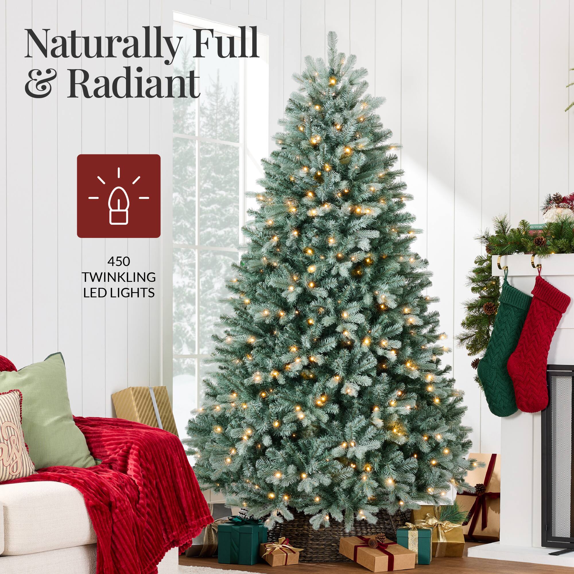 Naturally Full & Radiant

450 Twinkling LED Lights