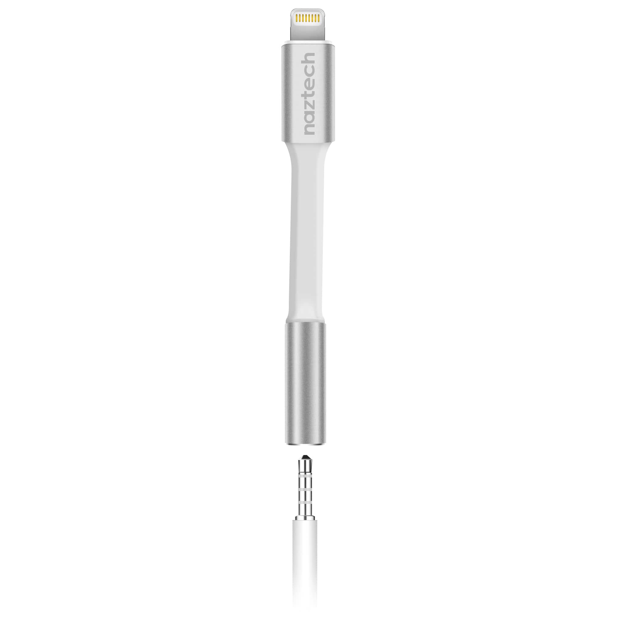 Naztech - MFi Lightning to 3.5mm Adapter - White