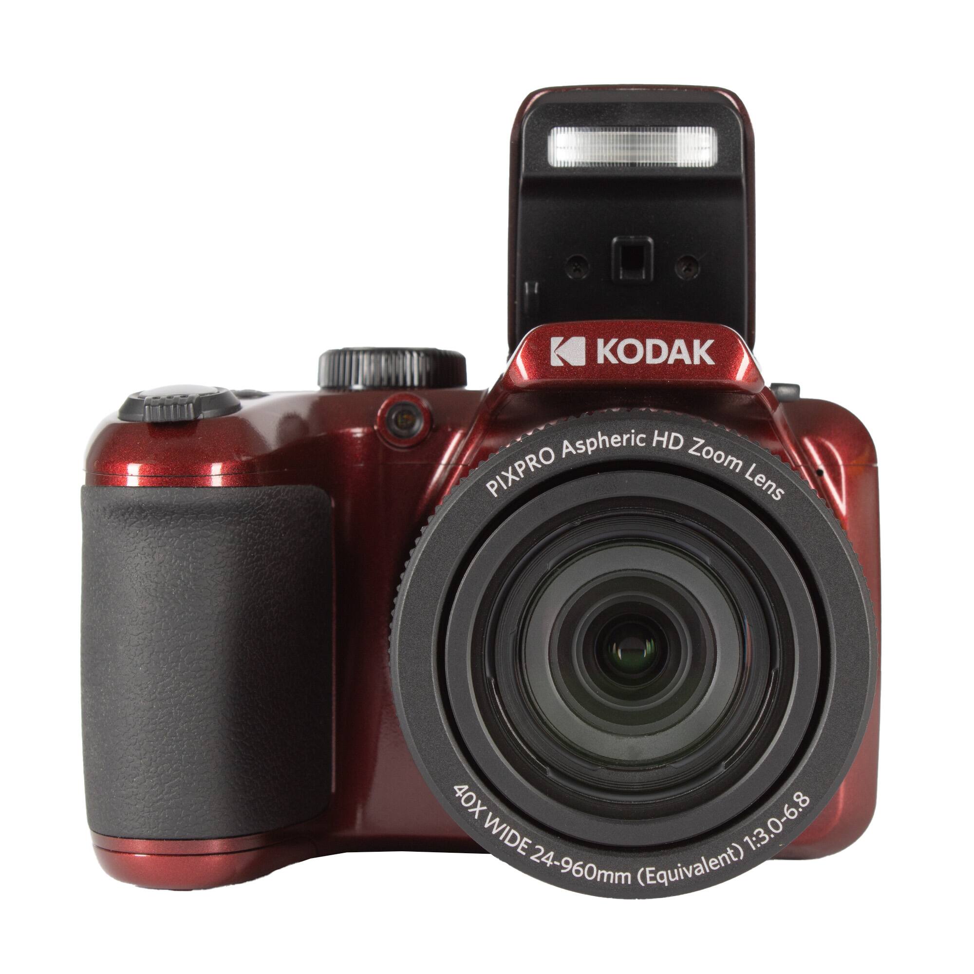 Kodak PIXPRO AZ405 Digital Camera (Red) (AZ405RD) + 32GB Card +
