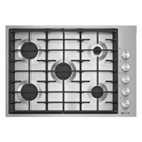 JennAir - 30" Gas Cooktop - Stainless Steel - Front_Zoom