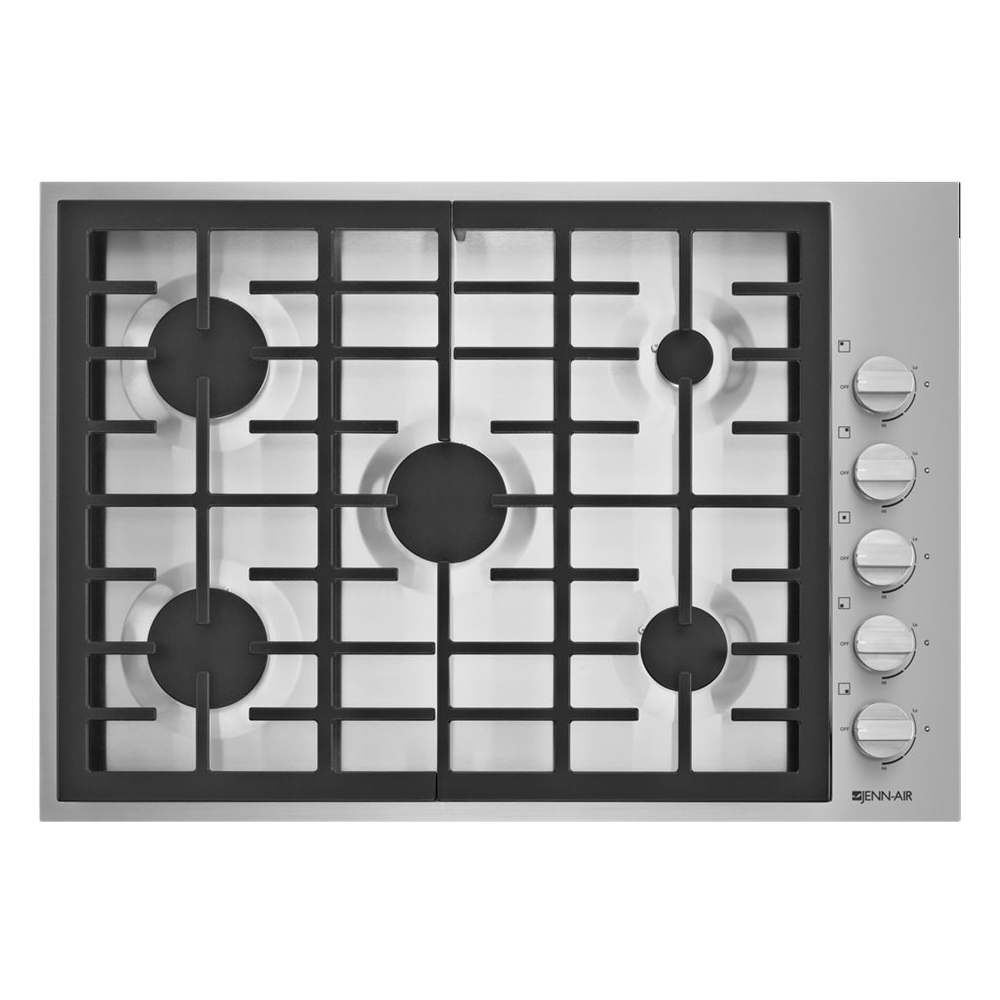 Angle View: JennAir - 30" Telescopic Downdraft System - Stainless steel