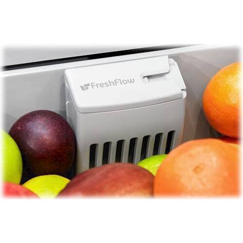 Alt View Standard 12. JennAir - 20 Cu. Ft. French Door Counter-Depth Refrigerator - Stainless steel.