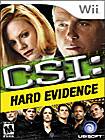 Front Detail. CSI: Crime Scene Investigation: Hard Evidence - Nintendo Wii.