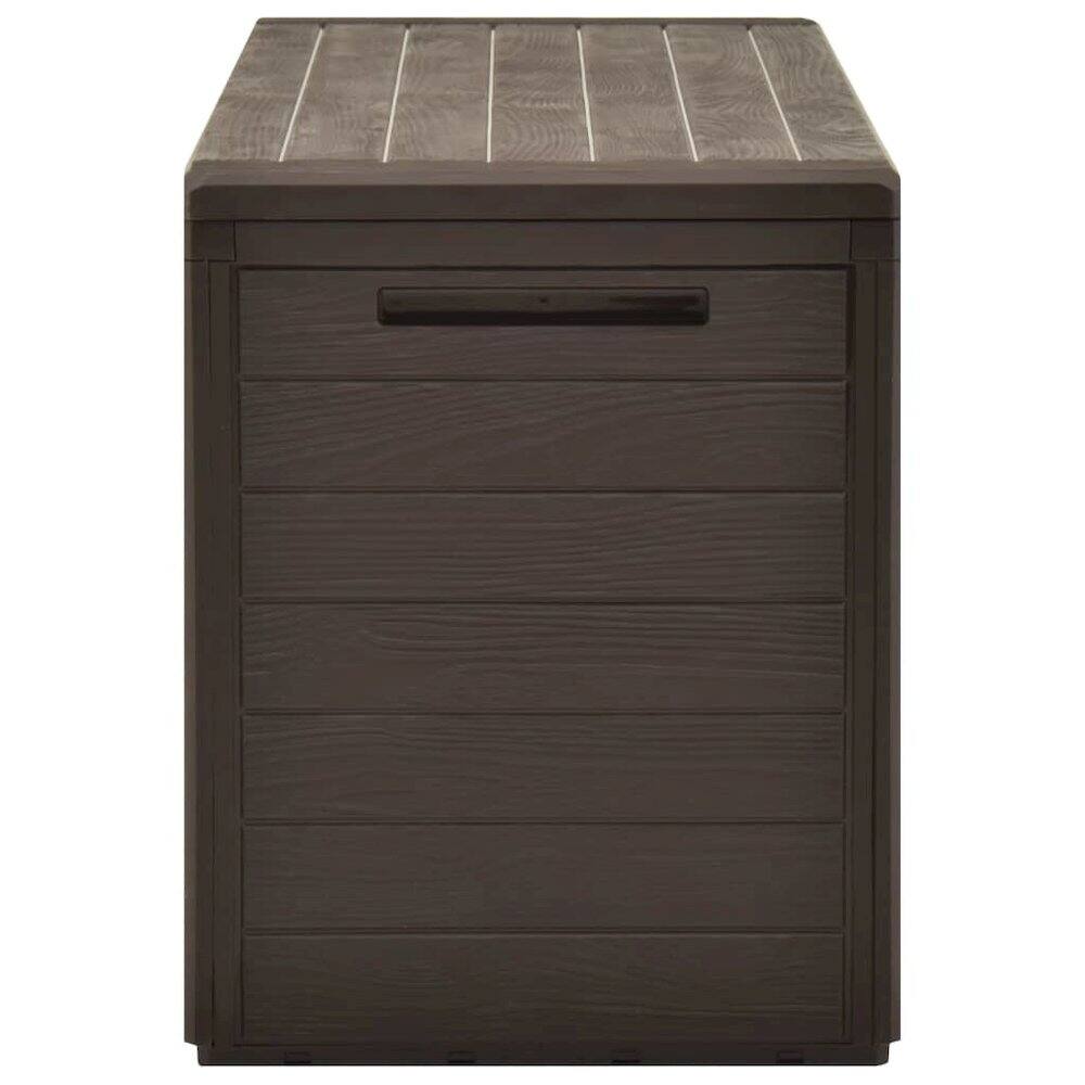 Left. vidaXL - vidaXL Storage Box Brown Polypropylene Storage Box - Brown.