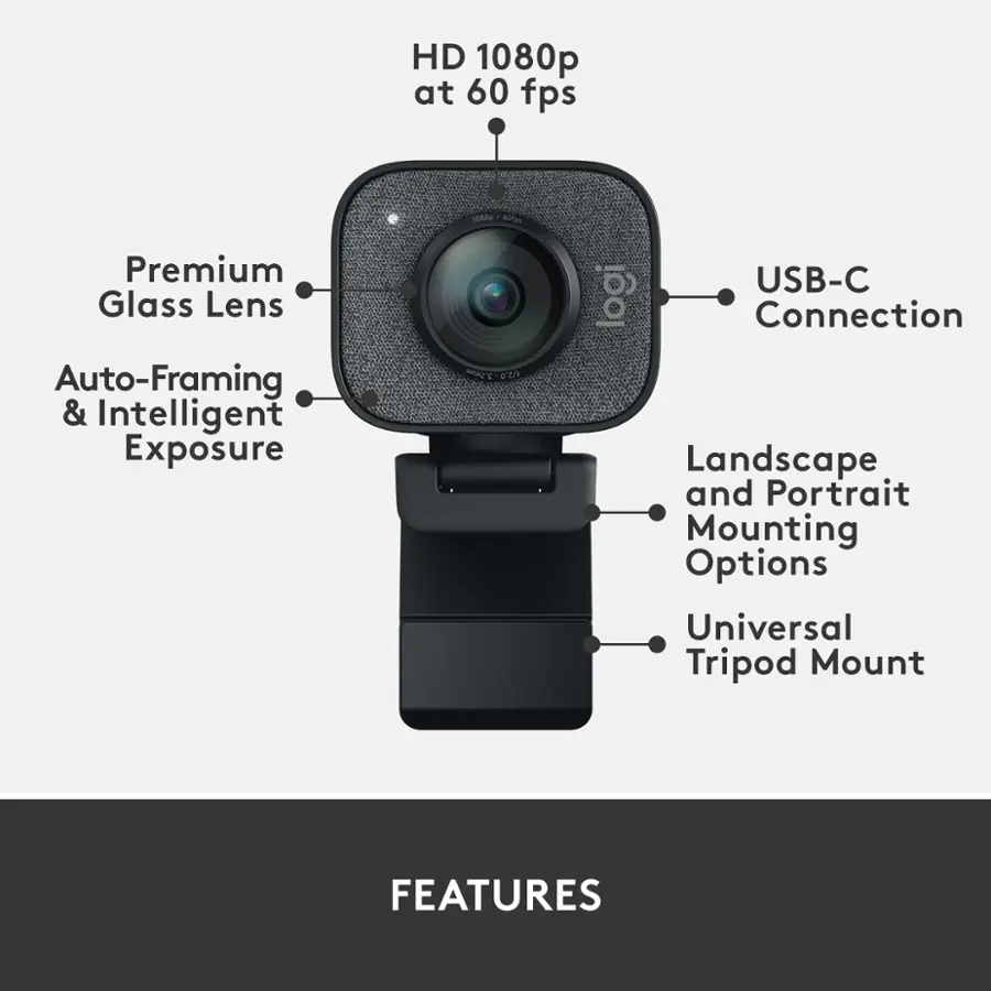 Logitech Webcam Best Webcam For Live Streaming Music Logitech