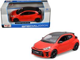 2021 Toyota GR Yaris Top "Special Edition" Series 1/24 Diecast Model Car by Maisto - Red With Carbon