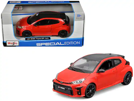 Maisto
SPECIAL EDITION
1:24 2021 Toyota GR Yaris
3+
DIECAST METAL
Maisto
SPECIAL EDITION
GR YARIS
