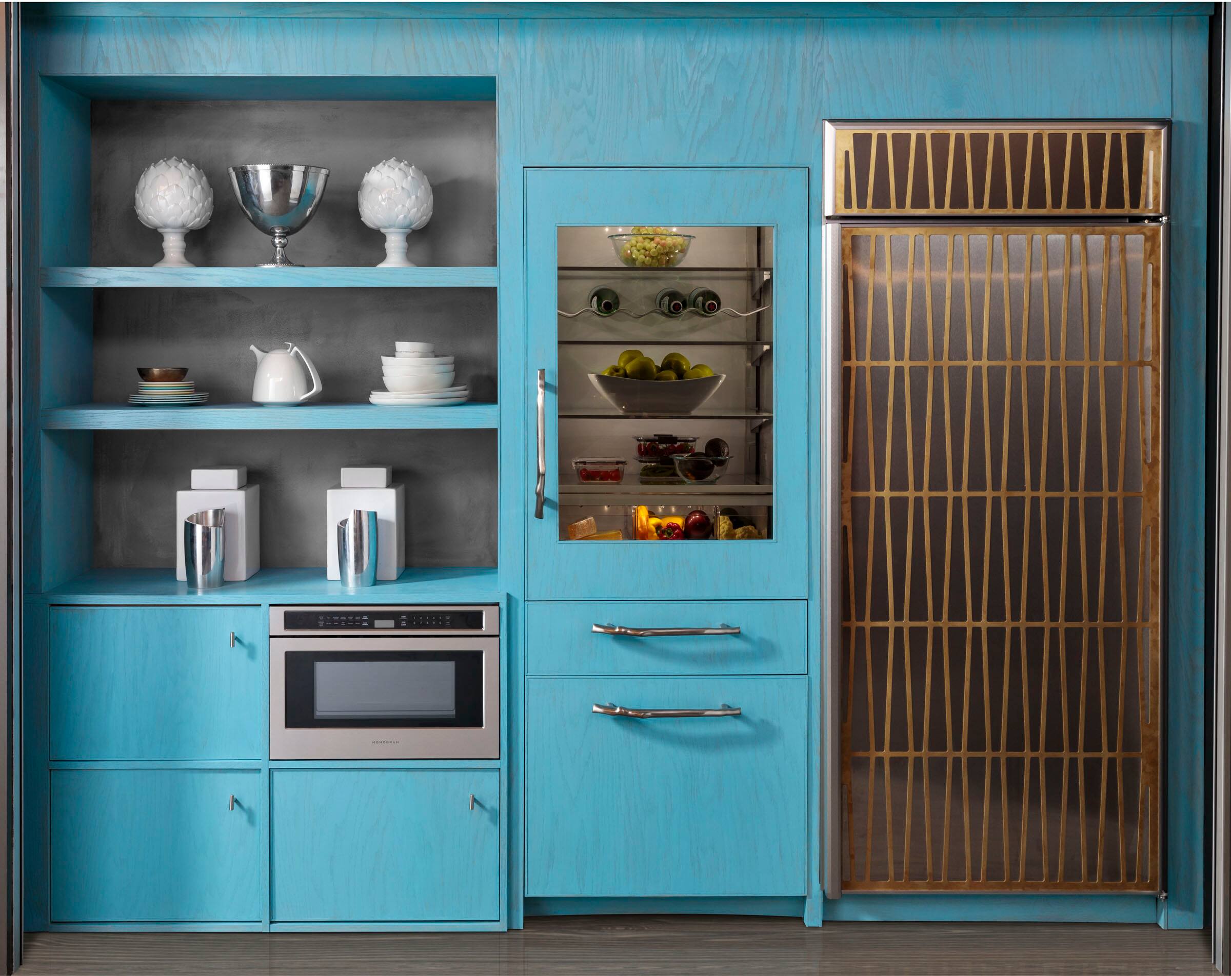 Alt View 19. Monogram - 1.2 Cu. Ft. Built-In Microwave - Stainless Steel.