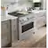 Left. Monogram - 6.2 Cu. Ft. Self-Cleaning Freestanding Gas Convection Range - Stainless steel.