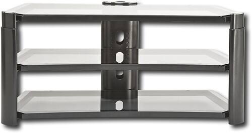 Front Standard. Pinnacle Design - Height-Adjustable TV Stand for Most Flat-Panel TVs Up to 50".