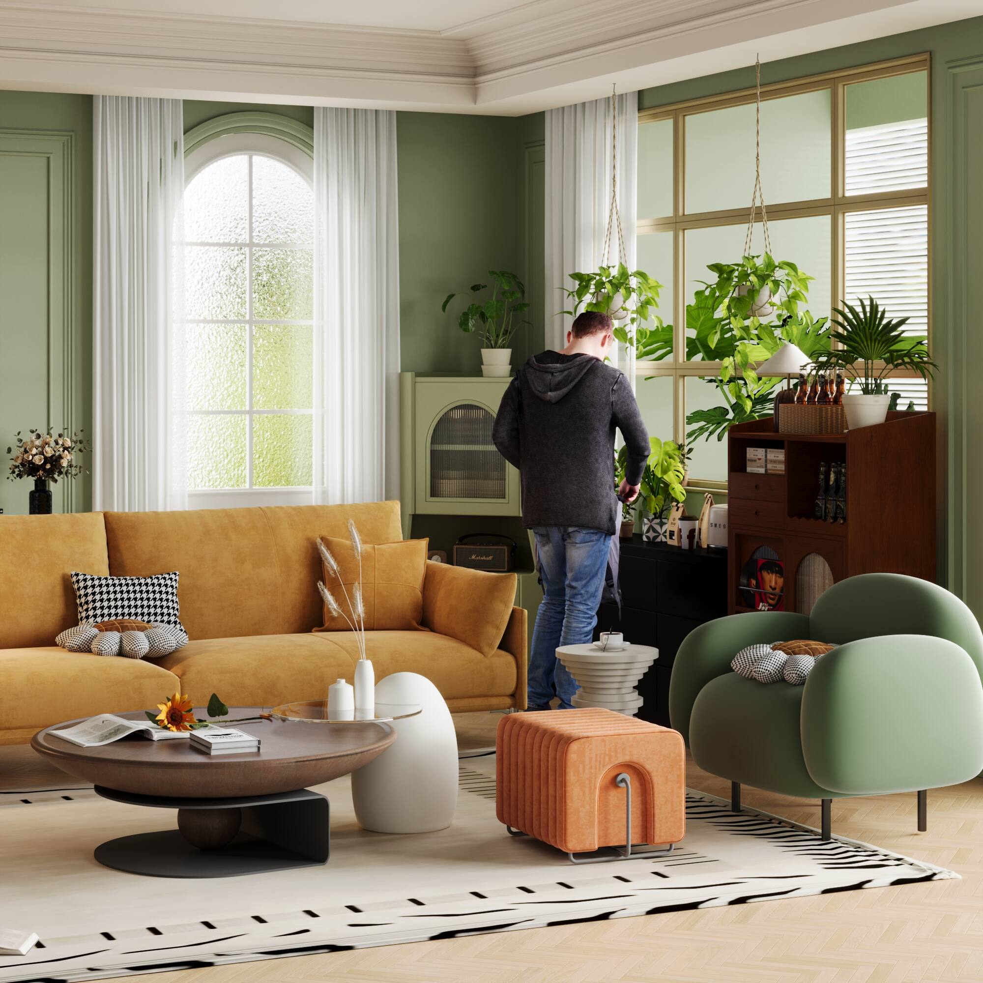 Alt View 1. Famapy - Famapy Horizontal Dresser: Minimalist Storage Redefined - Black.