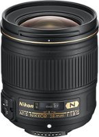 Nikon - AF-S NIKKOR 28mm f/1.8G Wide-Angle Lens - Black - Front_Zoom