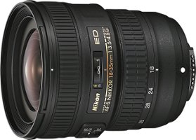 Nikon - AF-S NIKKOR 18-35mm f/3.5-4.5G ED Ultra-Wide Zoom Lens - Black - Angle_Zoom