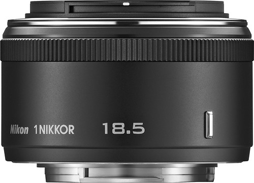 Premedication celebration contact 1 NIKKOR 18.5mm f/1.8 Standard Lens for Most Nikon 1 Digital Cameras Black  3323 - Best Buy