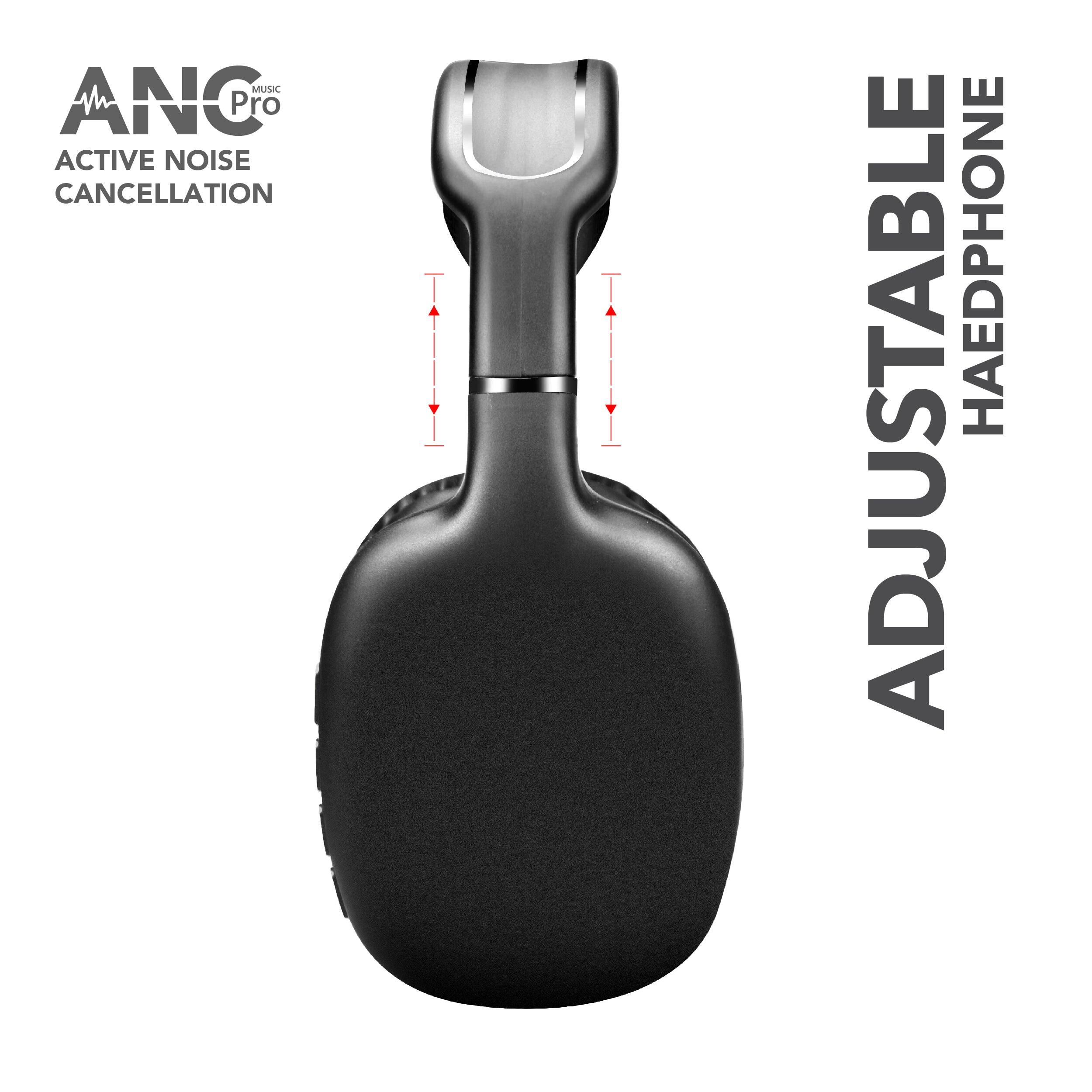 MUSIC ANC Pro ACTIVE NOISE CANCELLATION ADJUSTABLE HEADPHONE