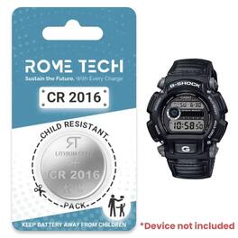 RomeTech - Replacement Battery for G-SHOCK DW9052V-1.1 Watch 2 Pack