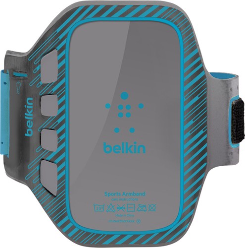  Belkin - EaseFit Plus Armband Case for Samsung Galaxy S III Cell Phones - Blue/Gray