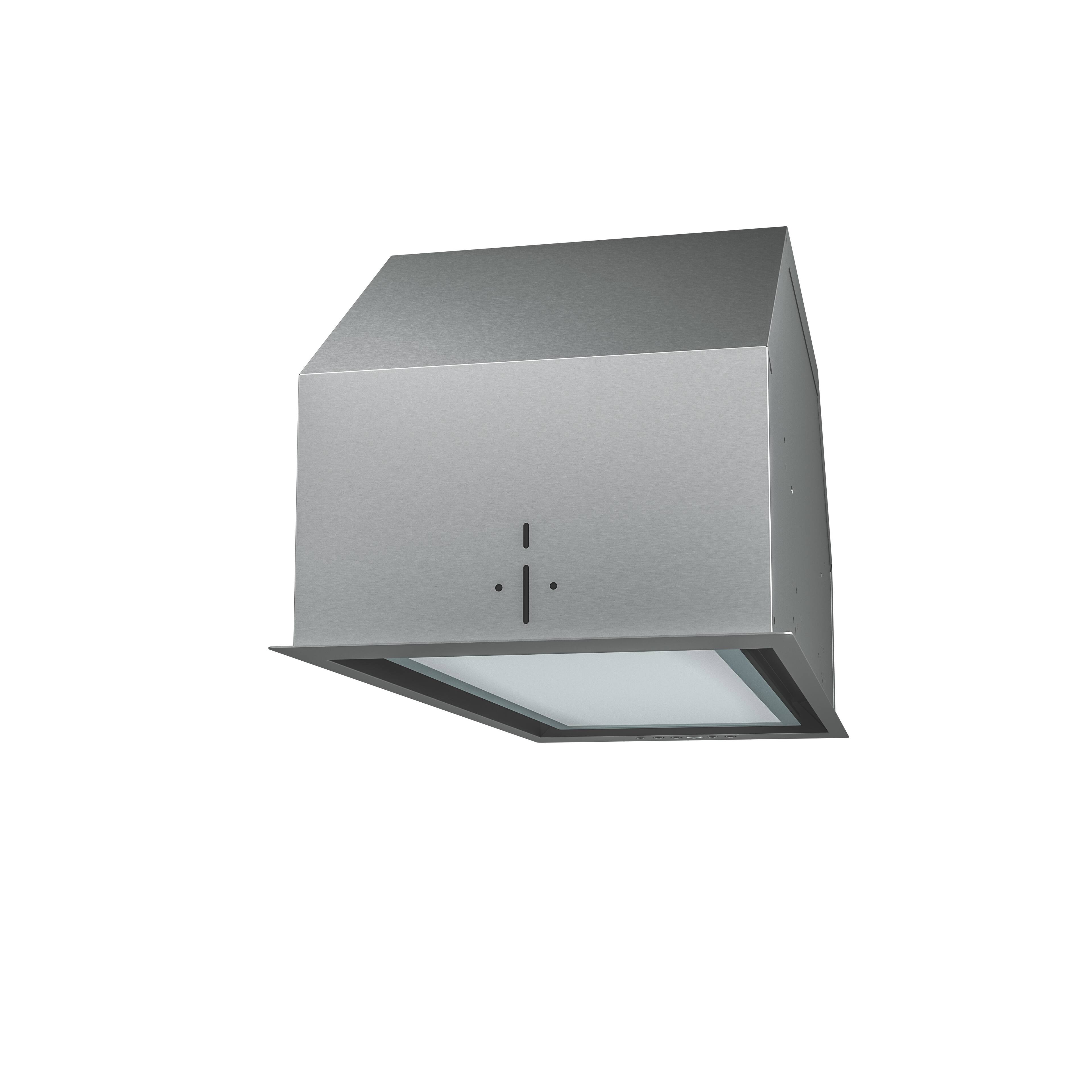 Alt View 17. Zephyr - Tornado Glo 28 in. Insert Range Hood with LED Lights - Stainless Steel.
