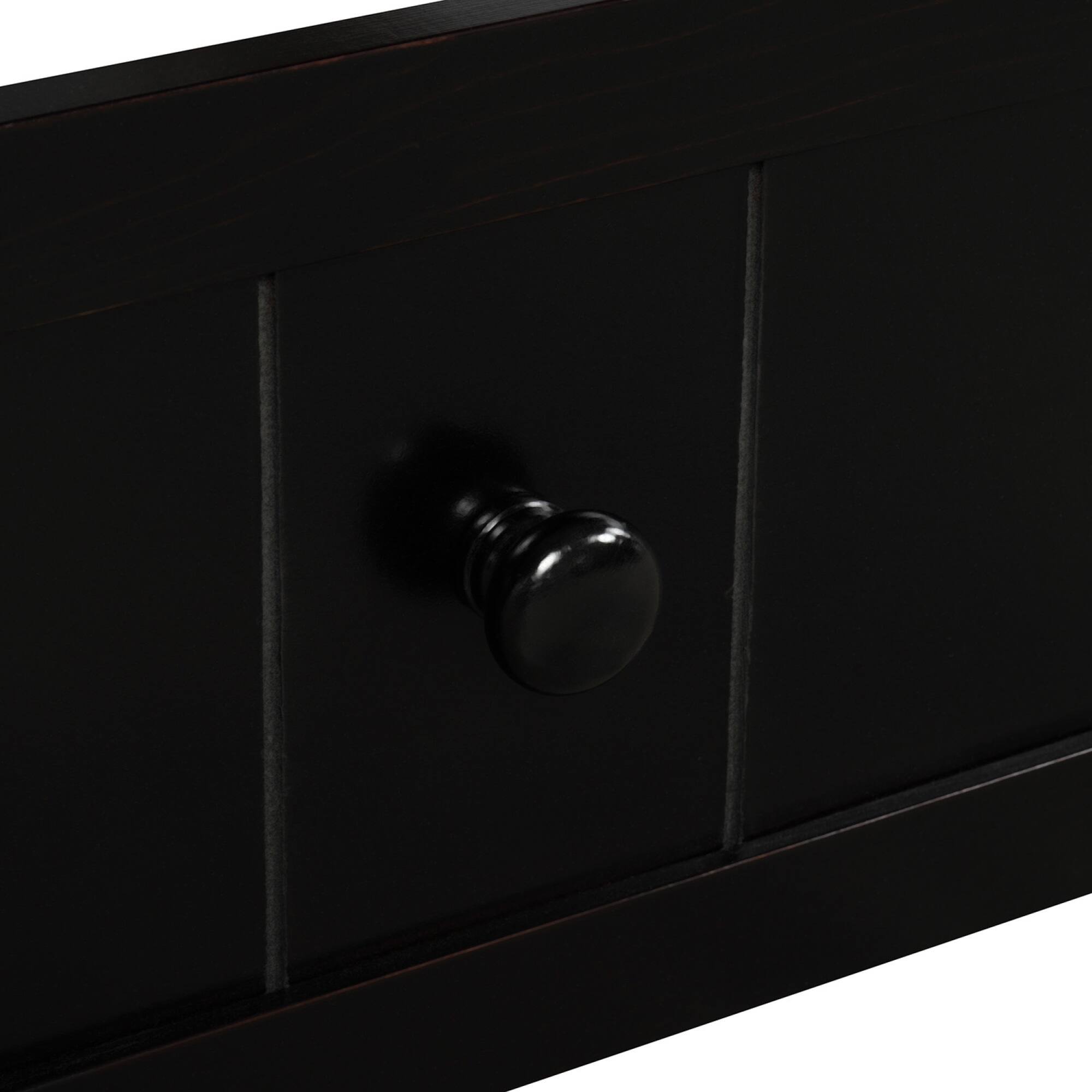 Alt View 8. GOODSILO - Twin Size Daybed with Storage Drawers, Space-Saving Sofa Bed for Bedroom and Living Room, No Box Spring Required - Espresso.