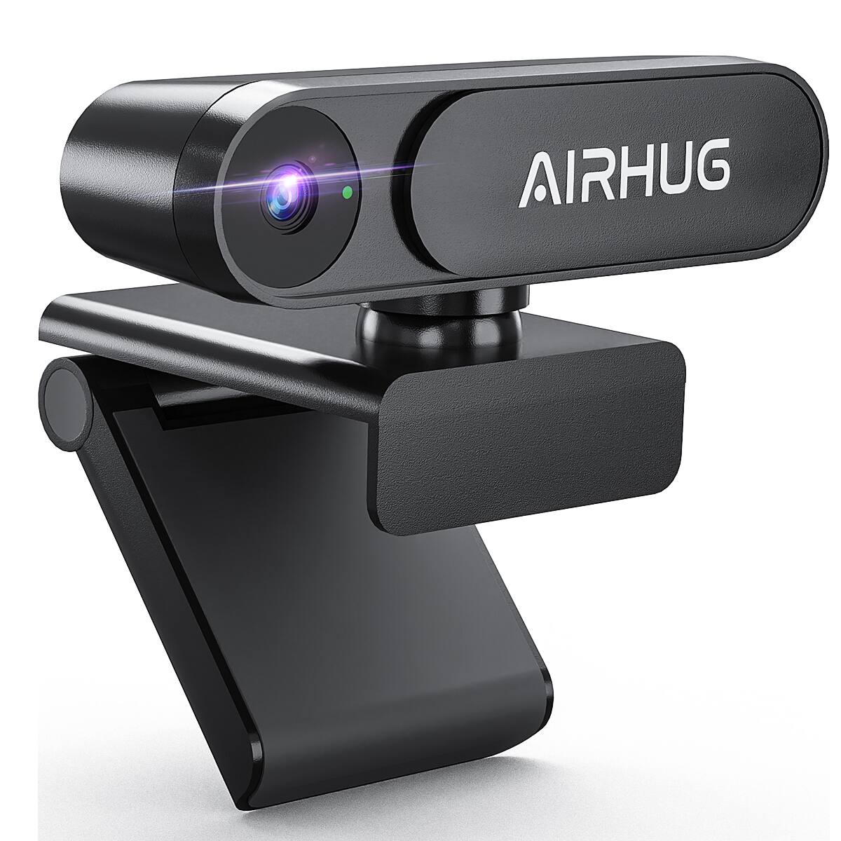 Front. AIRHUG - 2K 60fps Webcam with No Microphone, Privacy Cover, USB Plug & Play, 78° Wide-Angle for Conferencing.