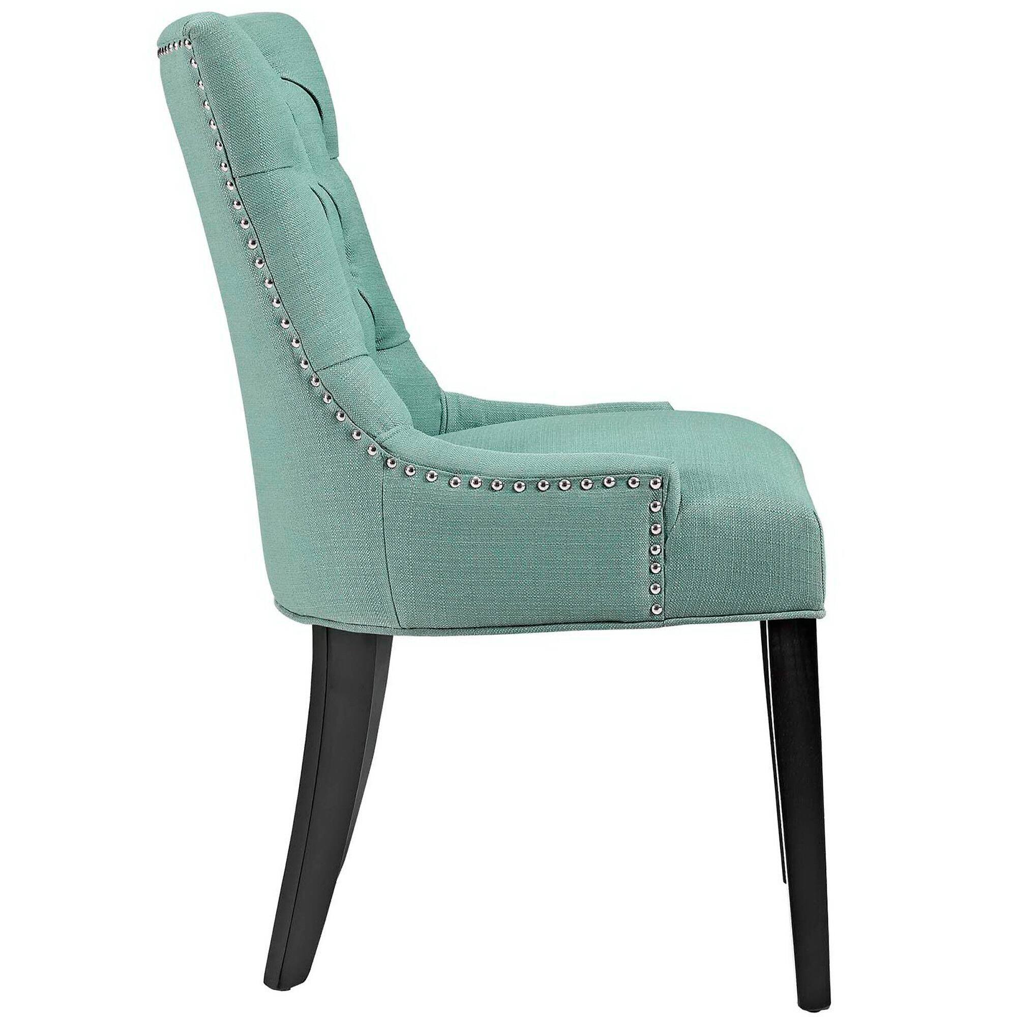 Left. Modway - Regent Tufted Fabric Dining Chair by Modway - Laguna.