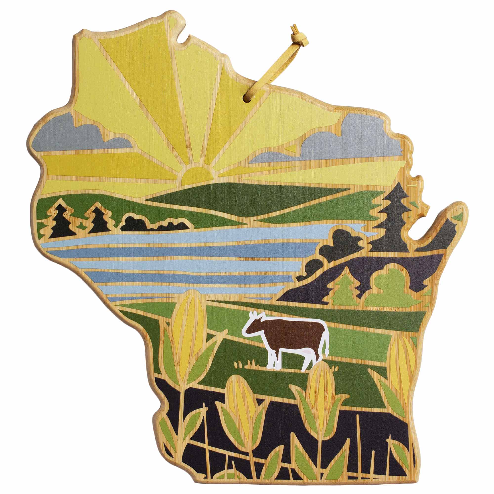Totally Bamboo - Wisconsin Cutting Board with Artwork by Summer Stokes price history on PriceWatchPro
