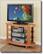 Alt View Standard 1. Altra - Oval TV Stand for Flat-Panel TVs Up to 47".