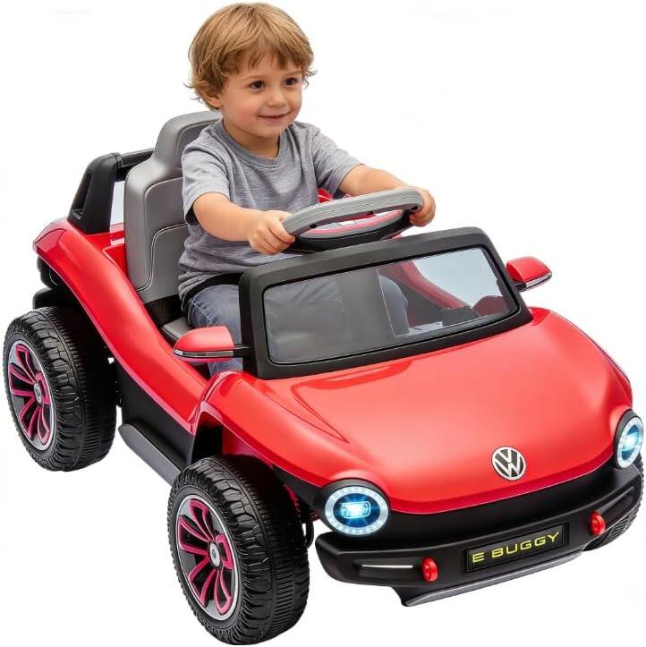 Front. Homhougo - 12V Electric Ride On Car for Kids, Remote Control, Rechargeable Battery Toy.
