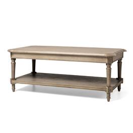 Maven Lane - Pullman Traditional Rectangular Wooden Coffee Table - Antiqued Grey