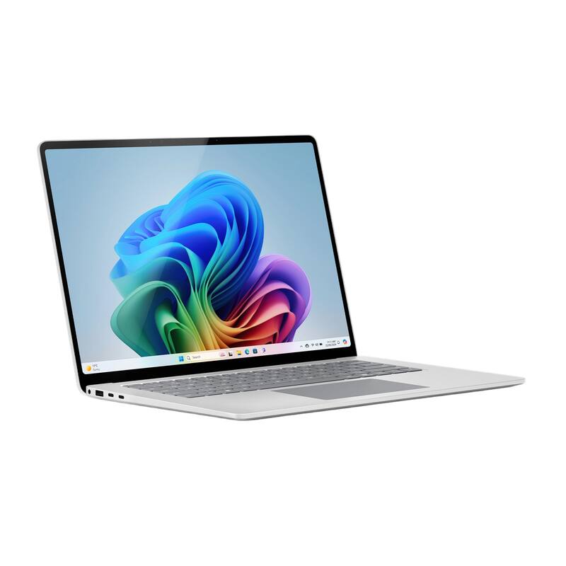 Alt View 2. Microsoft - Microsoft Surface 15" 2K Touch Laptop,Snapdragon X Elite,16GB RAM,2TB SSD,Backlit Keyboard,Copilot+ PC,Win 11,Platinum - Platinum.