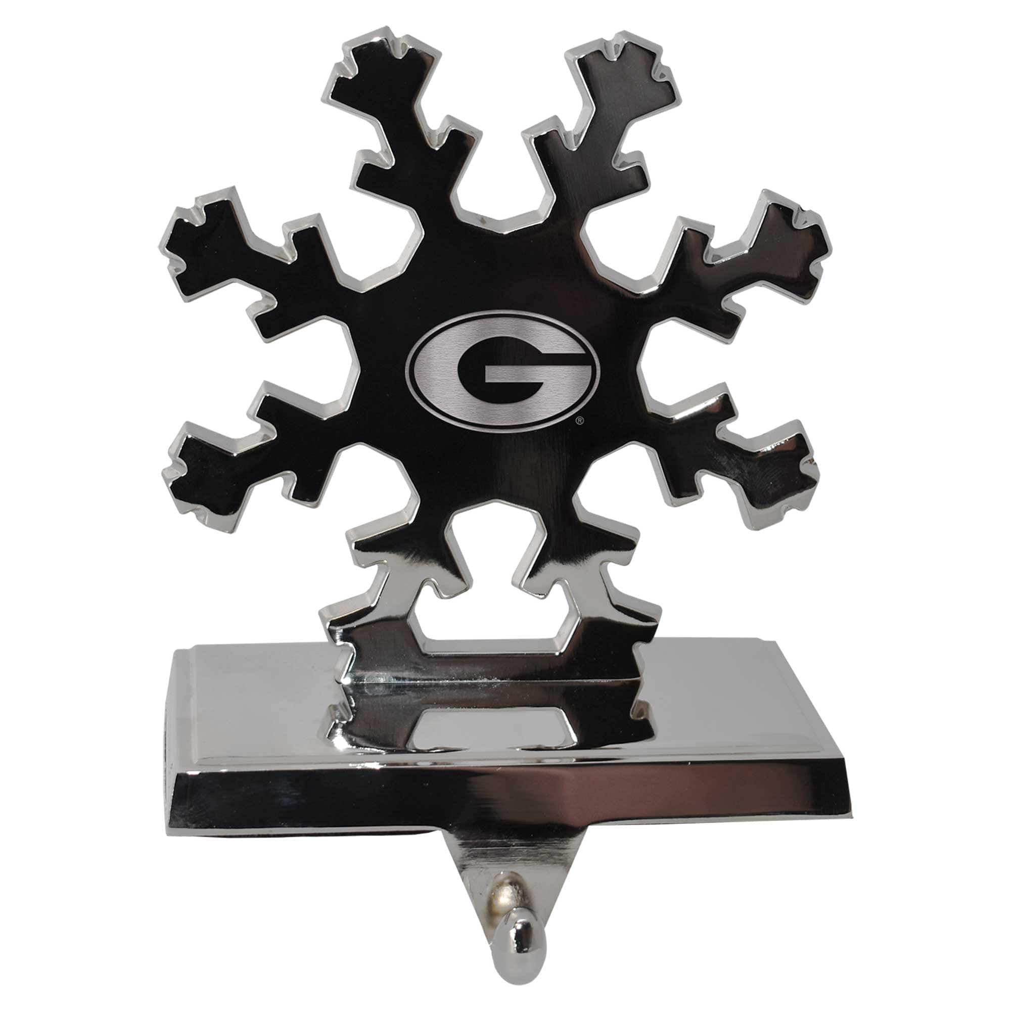 The Memory Company - Georgia Bulldogs Snowflake Stocking Holder - Multicolor