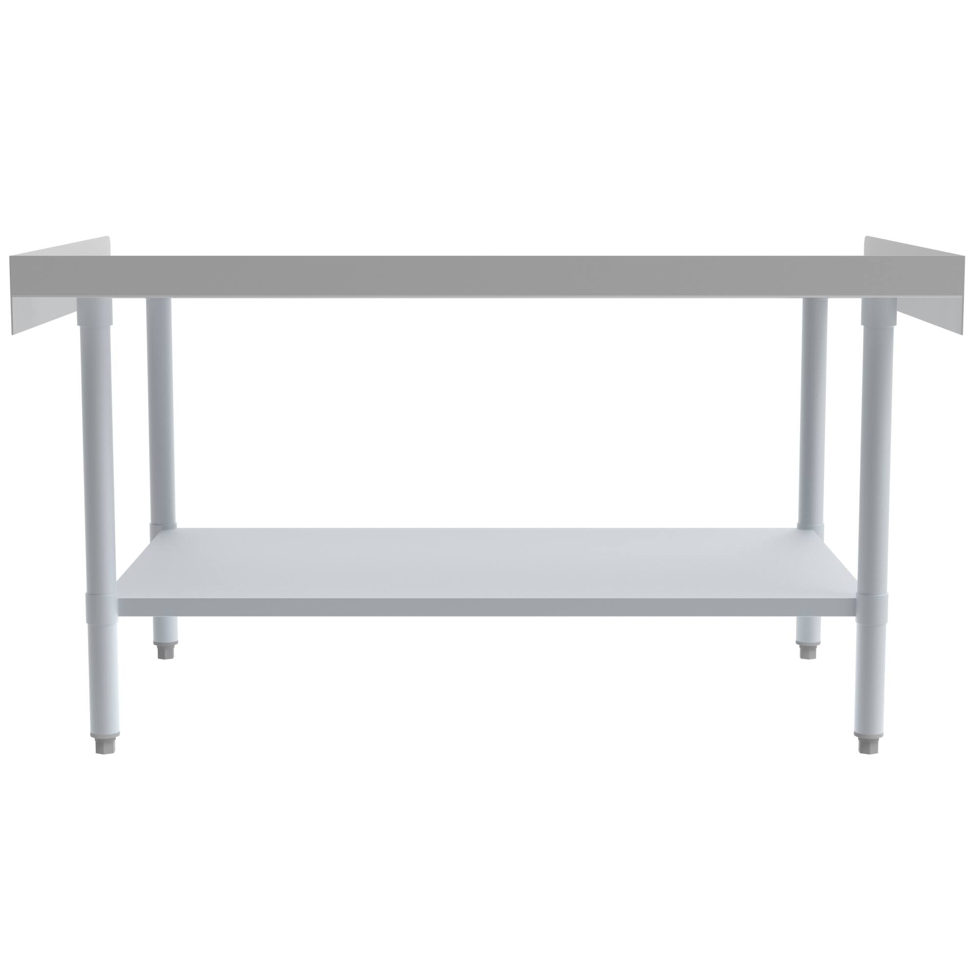 Alt View 1. Koolmore - 30" x 48" 16-Gauge Stainless Steel Equipment Stand with Galvanized Undershelf, EQT-163048. - Silver.