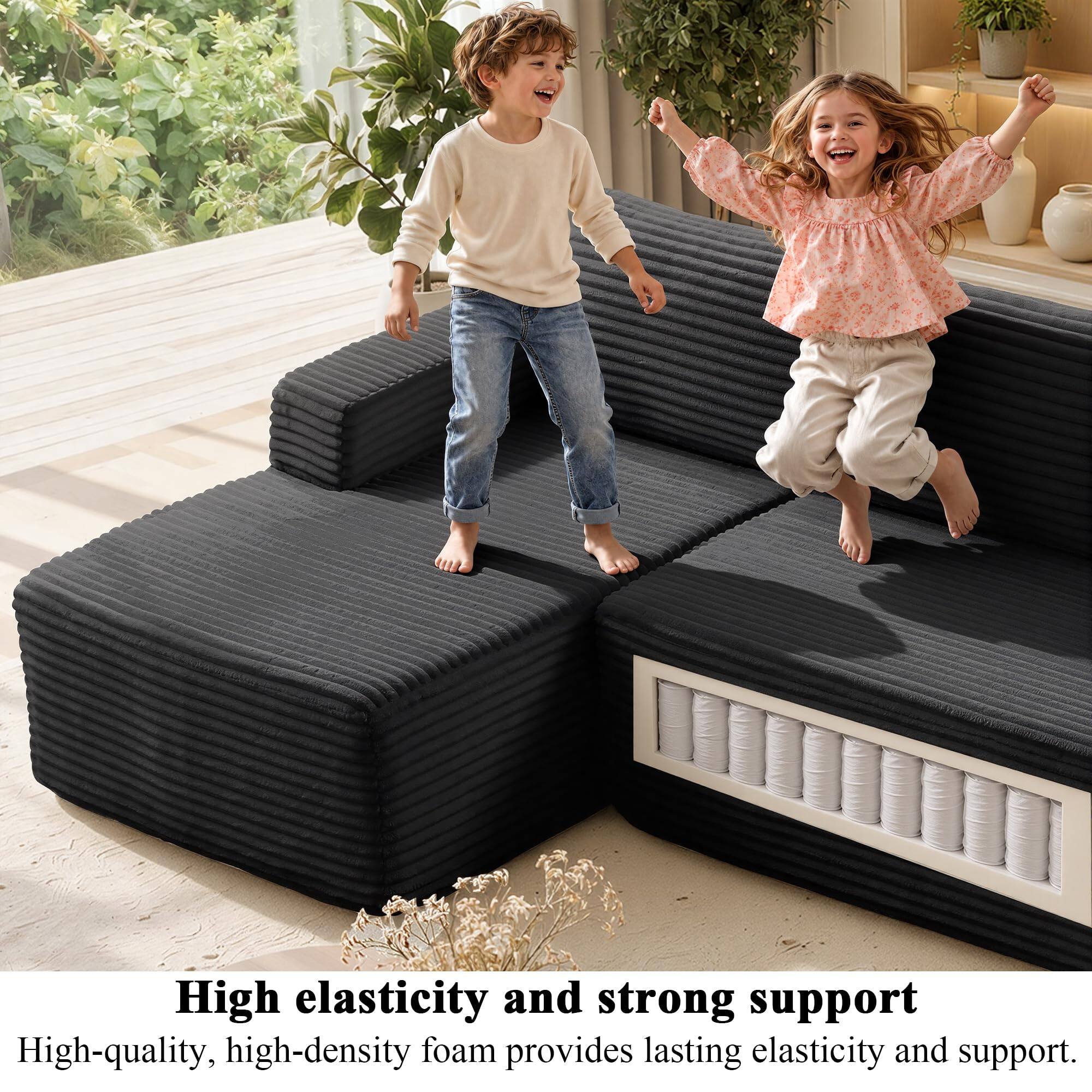 High elasticity and strong support  
High-quality, high-density foam provides lasting elasticity and support.