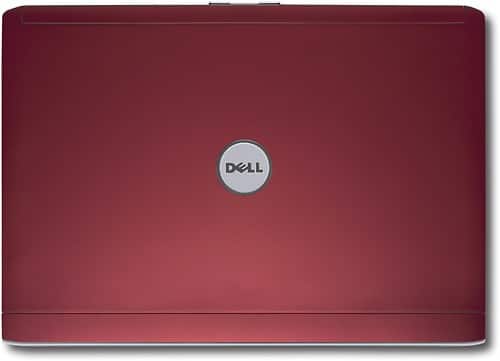 Front Standard. Dell - Inspiron Laptop with AMD Turion™ 64 X2 - Ruby Red.