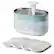 Front. PETLIBRO - Capsule Stainless Steel 2.1L Cat and Dog Drinking Fountain with Two Flow Modes - White.
