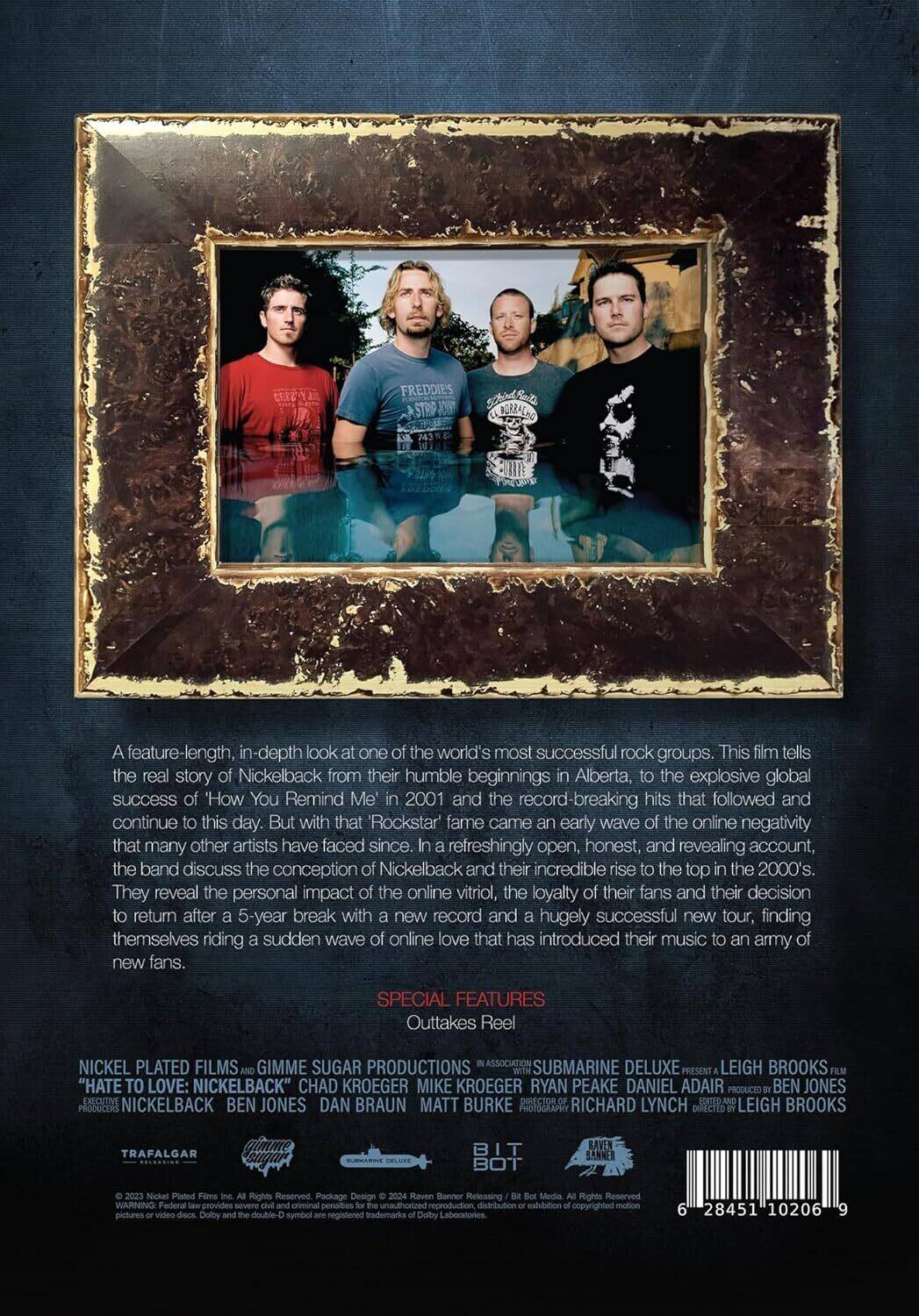 Alt View 1. Nickelback - Hate To Love: Nickelback  (Deluxe Mediabook Edition)   - BLU-RAY.